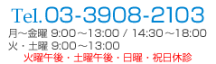 電話番号03-3908-2103